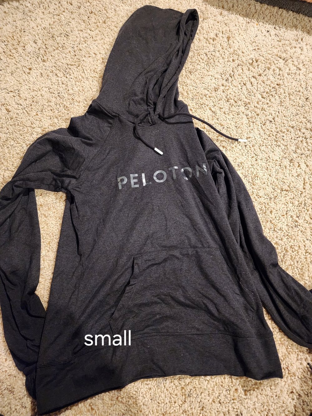 Peloton Charcoal Gray Logo Pullover Hoodie